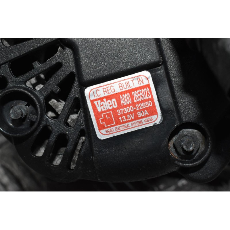 Δυναμό  Kia Rio - Hyundai Accent - Tucson G4GC 90Α 2005-2012 37300-22650 VALEO (Με Χτύπημα)