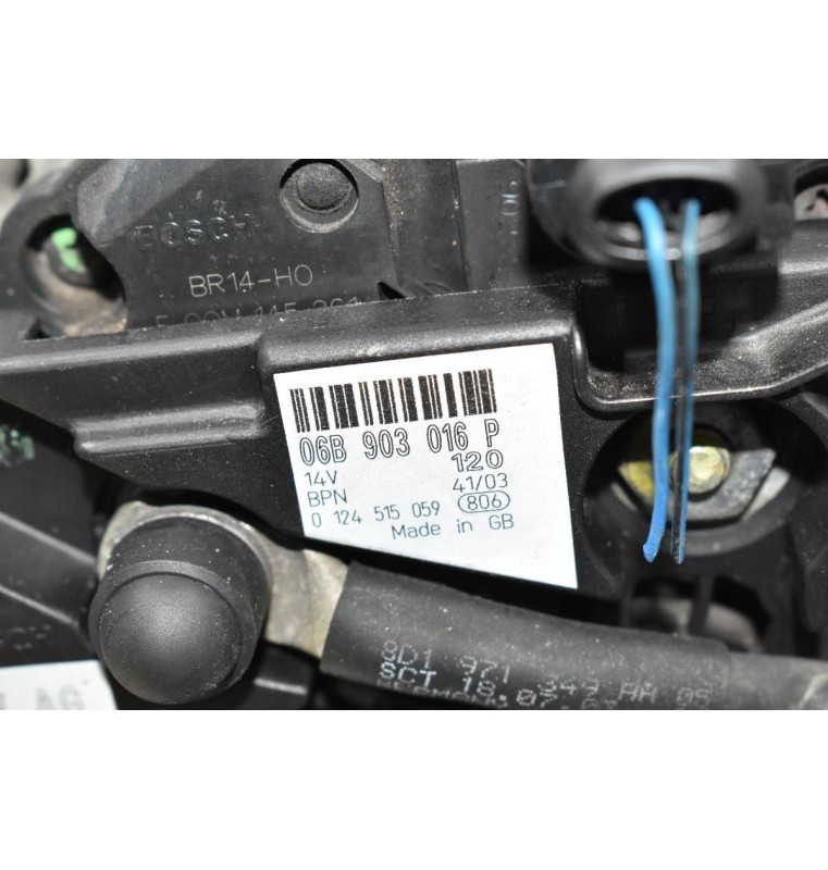 Δυναμό Audi A4 1.8T BEX 2002-2004 BOSCH 06B903016P 0124515059