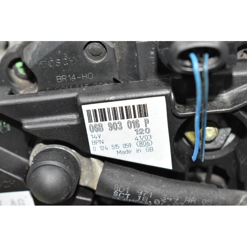 Δυναμό Audi A4 1.8T BEX 2002-2004 BOSCH 06B903016P 0124515059