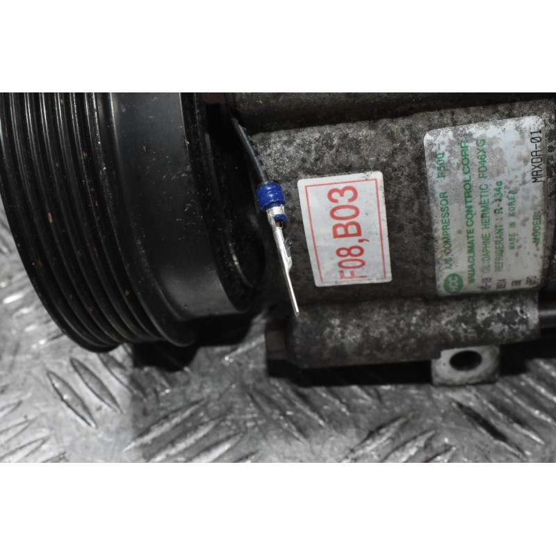 Κομπρεσέρ Aircondition - A/C Κλιματισμός Hyundai Tucson 2003-2010 MAXDA-01 F08 B03 D4EA (Σπάσιμο Στο Φις)