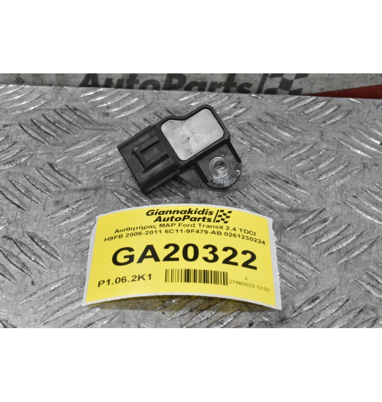 Αισθητήρας MAP Ford Transit 2.4 TDCI H9FB 2006-2011 6C11-9F479-AB 0261230224 (4pins)