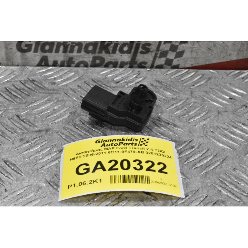 Αισθητήρας MAP Ford Transit 2.4 TDCI H9FB 2006-2011 6C11-9F479-AB 0261230224 (4pins)