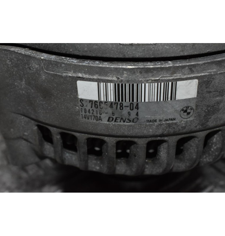 Δυναμό Bmw 320/420/520 F10/F30/F32 N20B20B 2010-2018 DENSO 7605478-04 104210-6394 170A