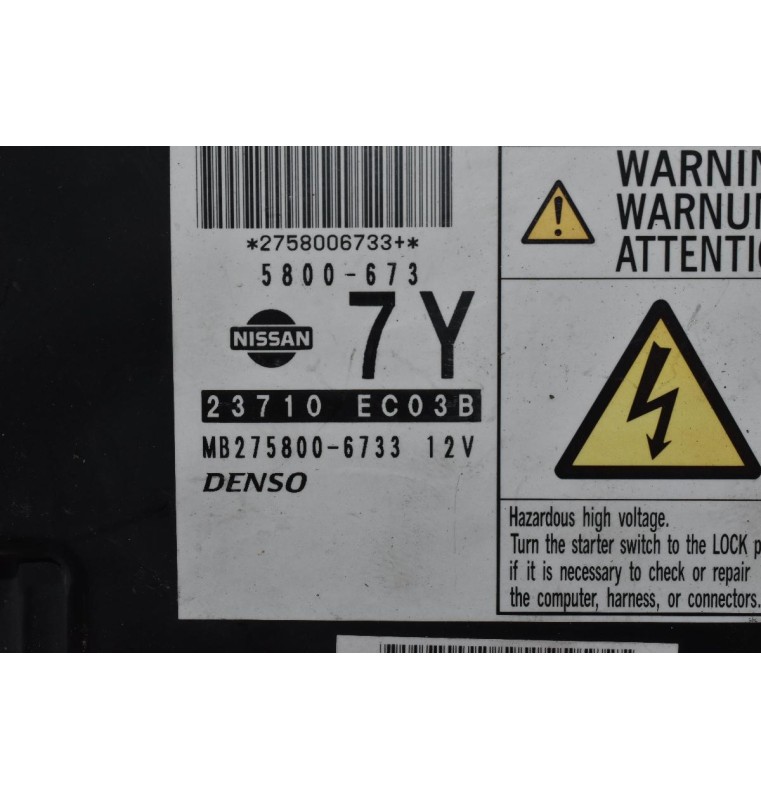 Εγκέφαλος Nissan Navara YD25 D40 2005-2010 DENSO 23710-EC03B MB275800-6733