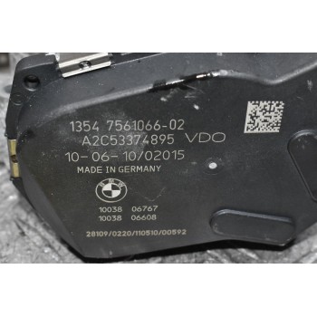 Πεταλούδα Γκαζιού Bmw 3 E87 E90 N43B20AA 2005-2010 A2C53374895 7561066-02