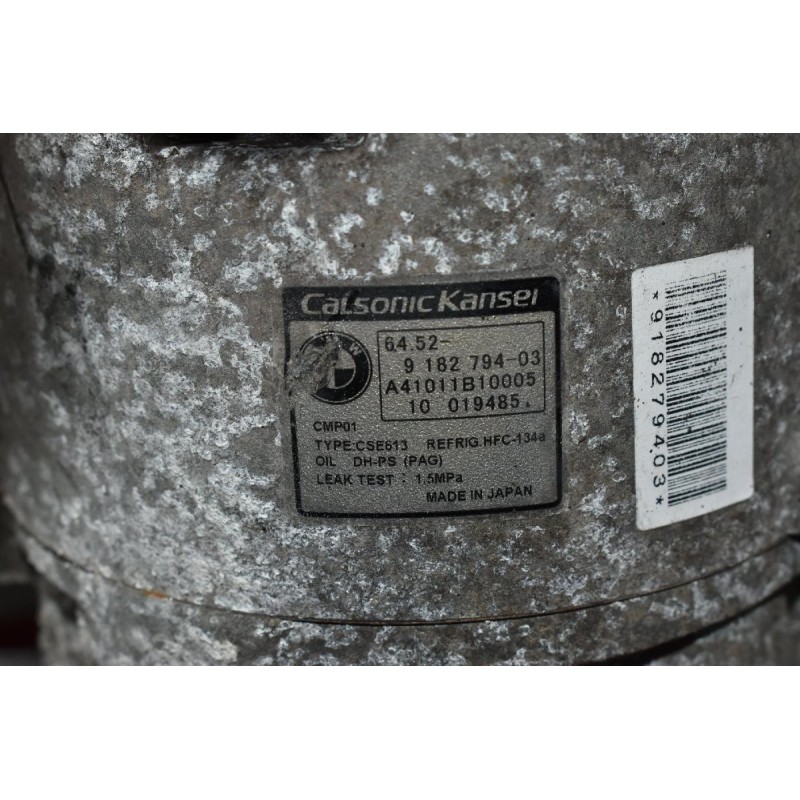 Κομπρεσέρ Aircondition - A/C Bmw E90 320 143ps N43B20A 2005-2010 9182794-03