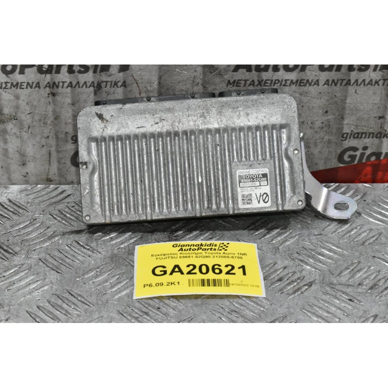 Εγκέφαλος Κινητήρα Toyota Auris 1NR FUJITSU 89661-52Q90 212000-5780