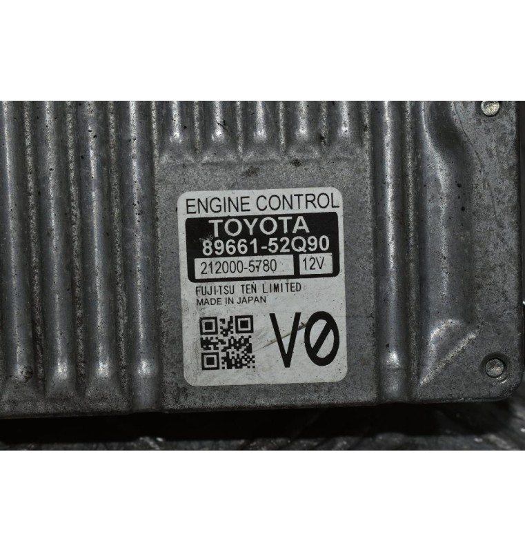 Εγκέφαλος Κινητήρα Toyota Auris 1NR FUJITSU 89661-52Q90 212000-5780