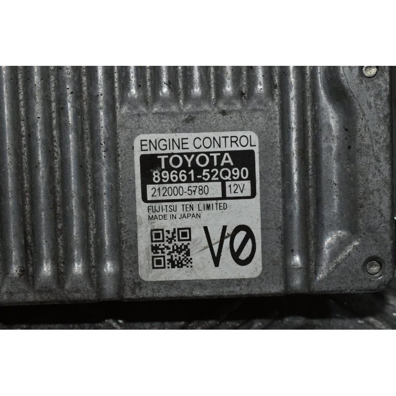 Εγκέφαλος Κινητήρα Toyota Auris 1NR FUJITSU 89661-52Q90 212000-5780