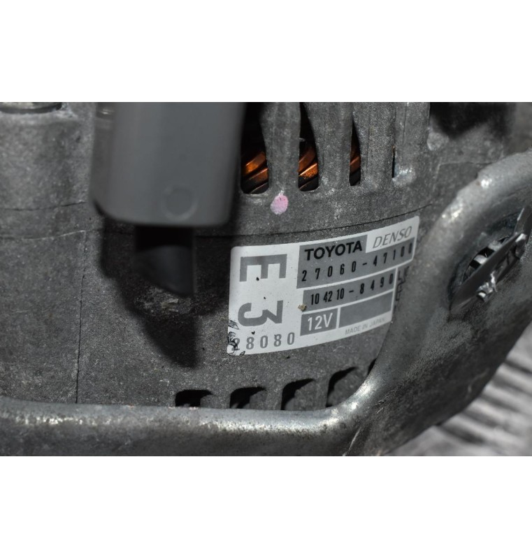 Δυναμό Toyota Yaris 1.3 1NR 2010-2015 DENSO 27060-47100 104210-8490 12V