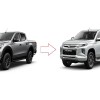 Σετ Bodykit Mitsubishi L200 2018 -> 2022 (Μετατροπη απο το παλαιοτερο σε νεοτερο μοντελο)
