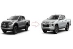 Σετ Bodykit Mitsubishi L200 2018 -> 2022 (Μετατροπη απο το παλαιοτερο σε νεοτερο μοντελο)