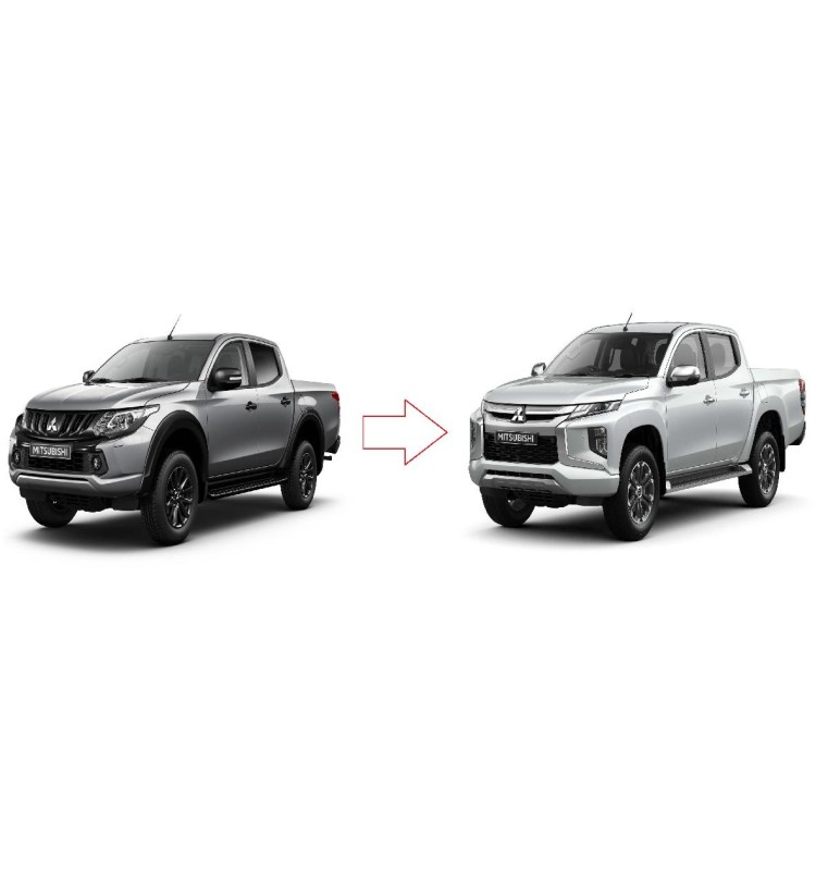 Σετ Bodykit Mitsubishi L200 2018 -> 2022 (Μετατροπη απο το παλαιοτερο σε νεοτερο μοντελο)