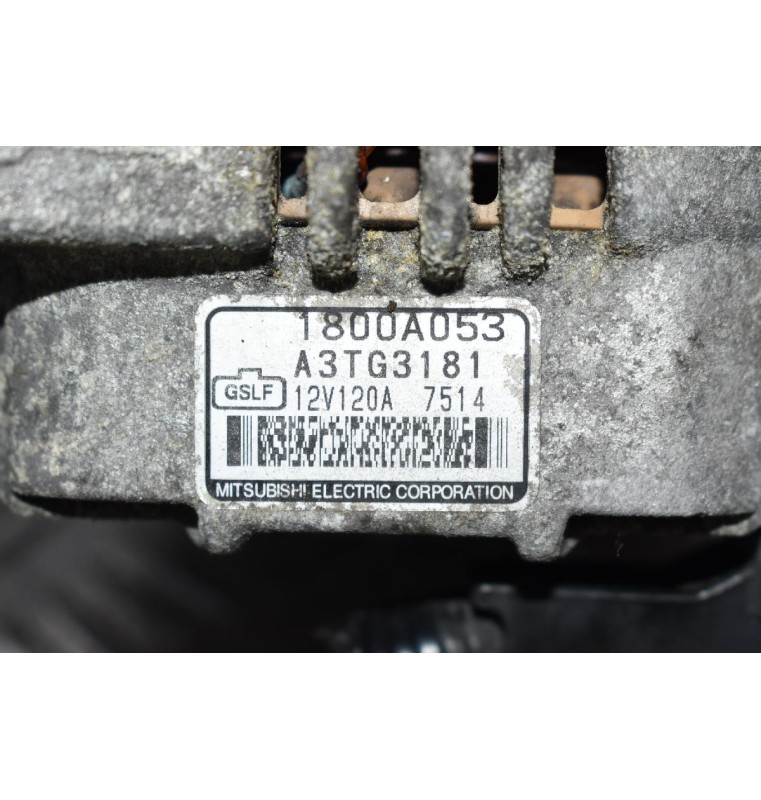 Δυναμό Mitsubishi Outlander 2.4 4B12 2007-2012 1800Α053 120A
