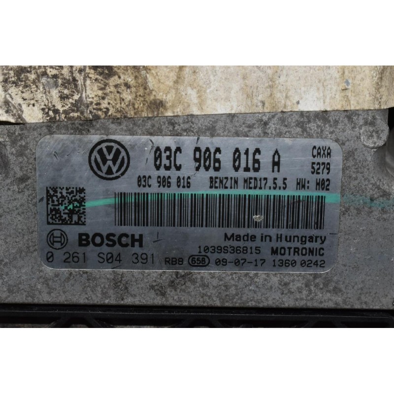 Εγκέφαλος Κινητήρα Volkswagen Golf 1.4 CAX TSI 2005-2013 BOSCH 03C906016A 0261S04391 MED17.5.5