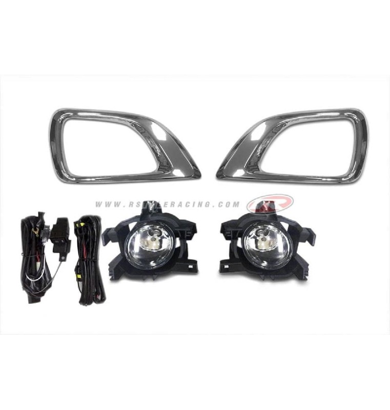 Σετ Προβολάκια Ομίχλης Nissan Navara D23 2014-2020 (Κομπλε Σετ Εγκατάστασης)