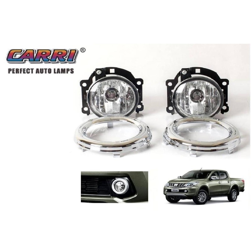 Σετ Προβολάκια Ομίχλης Mitsubishi L200 2015-2020 (Κομπλε Σετ Εγκατάστασης)