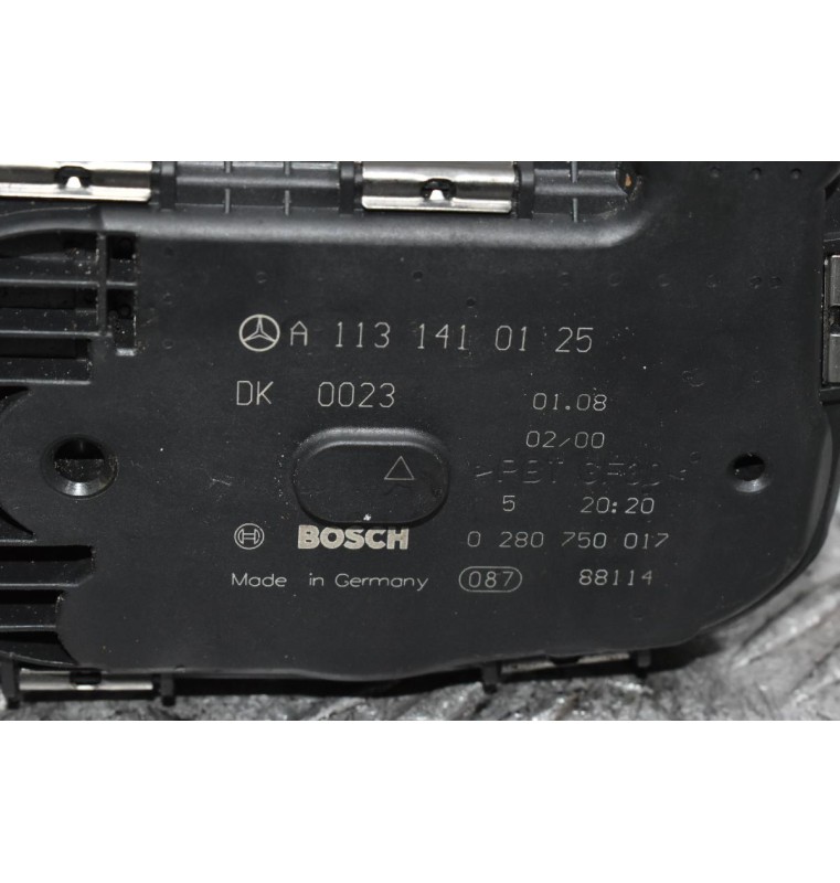 Πεταλούδα Γκαζιού Mercedes-Benz ML 350 3.5 272967 V6 2004-2010 BOSCH A1131410125 0280750017
