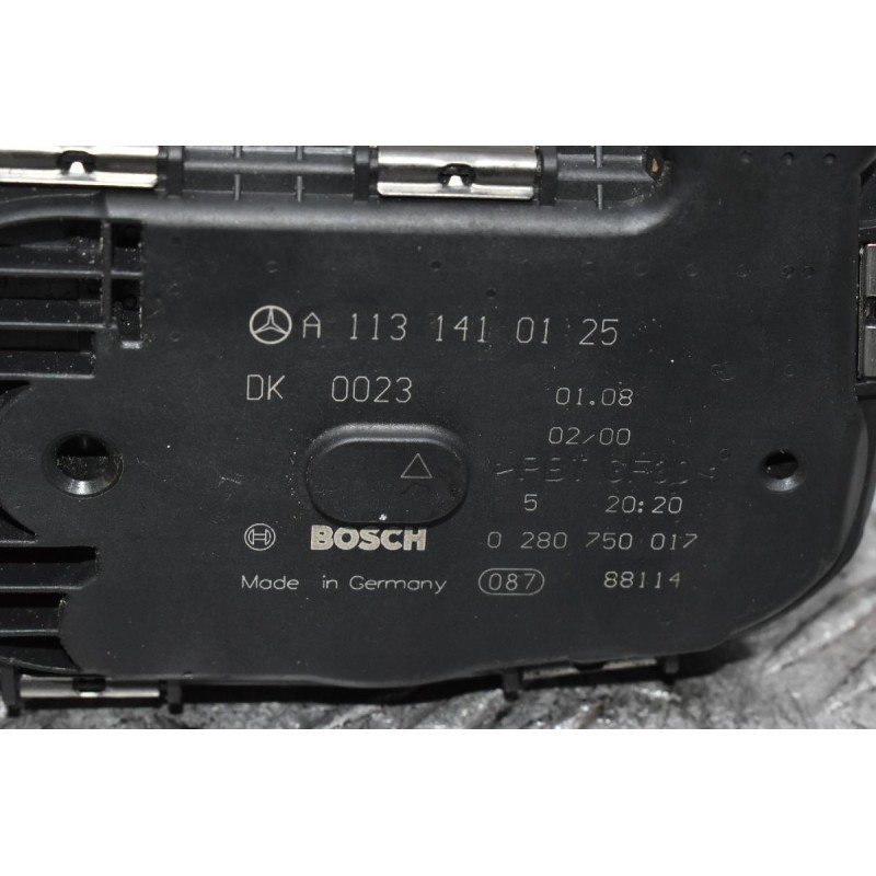 Πεταλούδα Γκαζιού Mercedes-Benz ML 350 3.5 272967 V6 2004-2010 BOSCH A1131410125 0280750017