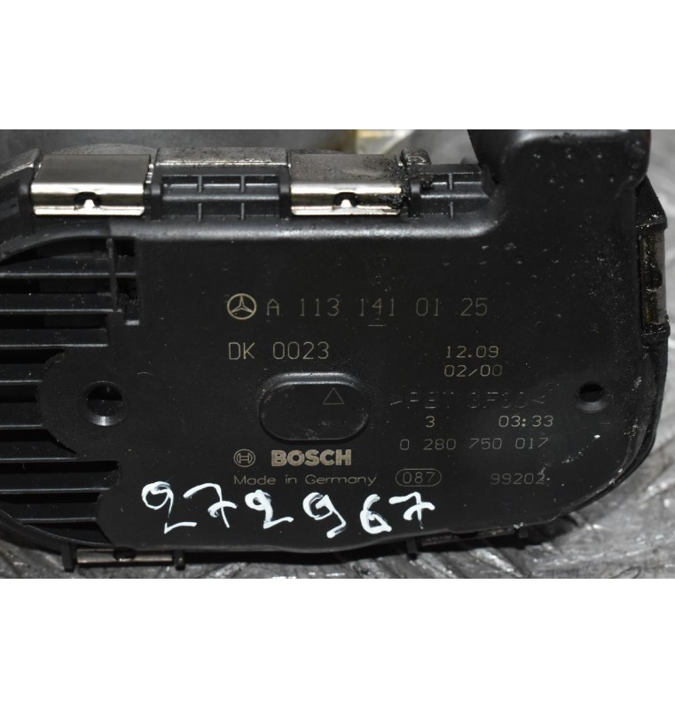 Πεταλούδα Γκαζιού Mercedes-Benz ML 350 3.5 272967 V6 2004-2010 BOSCH A1131410125 0280750017