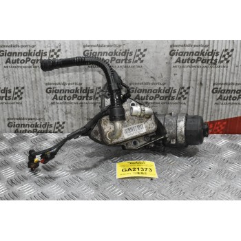 Βάση Φίλτρου Λαδιού + Ψυγείο Λαδιού Fiat Doblo 1.6D Multijet 198A3000 2009-2014 00055220558