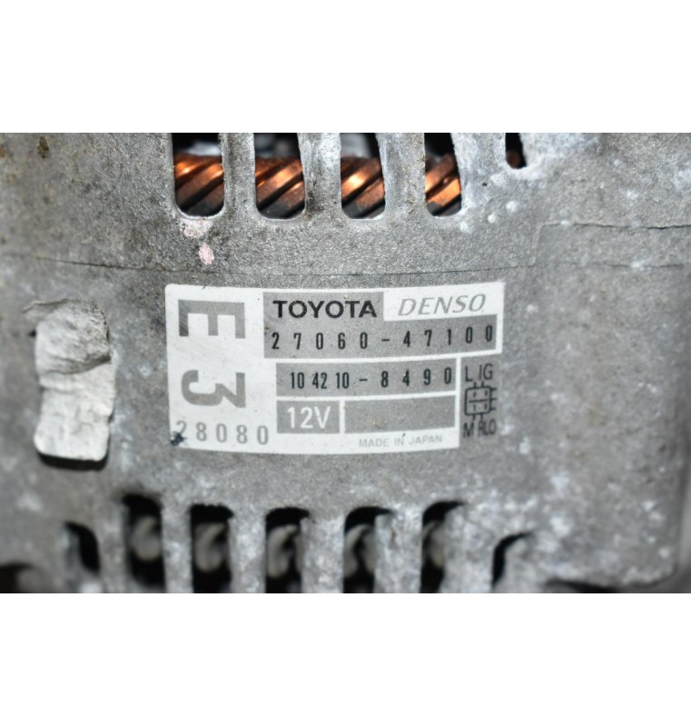 Δυναμό Toyota Yaris 1.3 1NR 2010-2015 DENSO 27060-47100