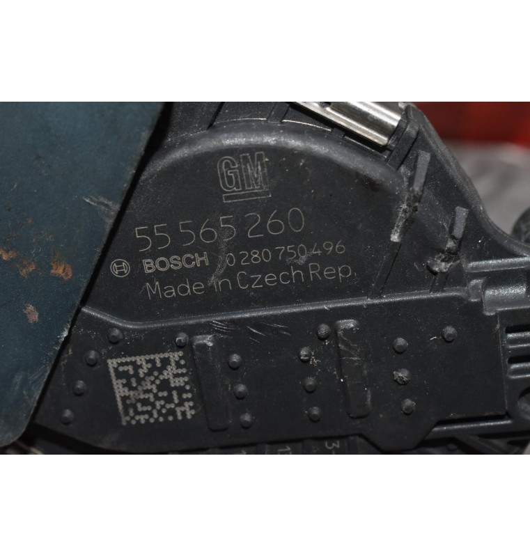 Πεταλούδα Γκαζιού Opel Astra J 1.6 Turbo A16LET 2009-2015 BOSCH 55565260 0280750496