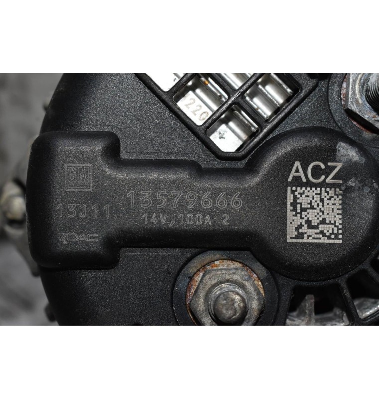 Δυναμό Opel Astra J 1.6 A16LET 2009-2015 13579666 100A