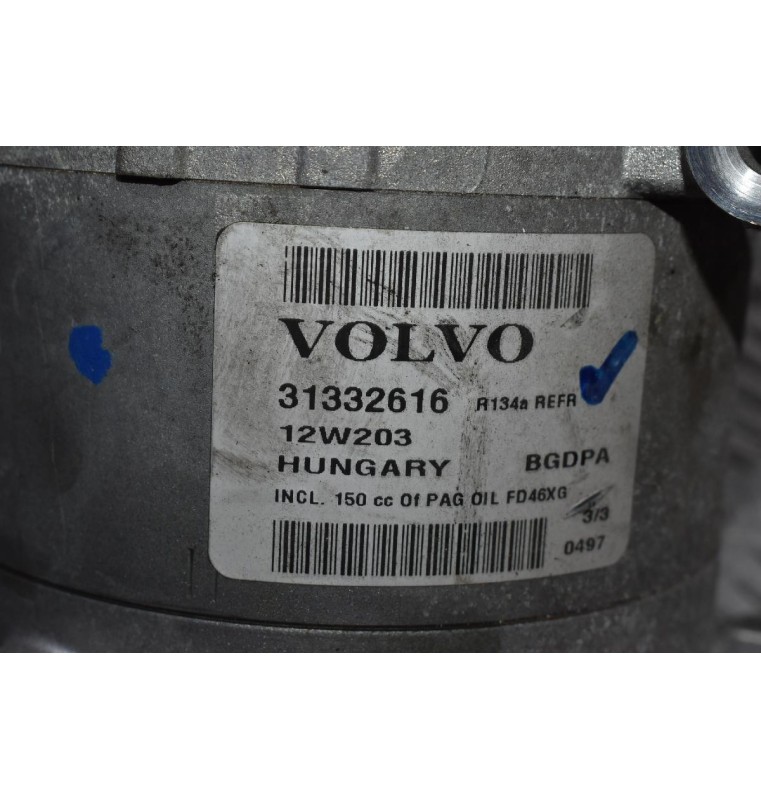 Κομπρεσέρ Aircondition - A/C Volvo S60 B4164T 2010-2015 31332616