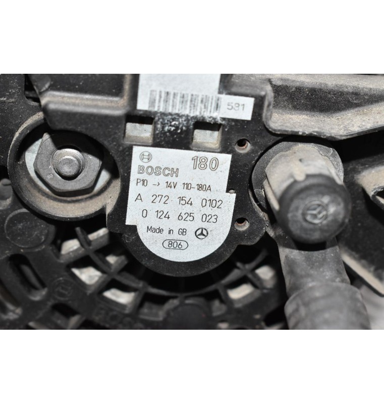 Δυναμό Mercedes-Benz CLS C219 W219 C218 272964 2003-2011 BOSCH A2721540102 0124625025 180A