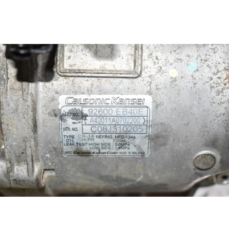 Κομπρεσέρ Aircondition Nissan Cabstar F24 2005-2010 92600-EB40E