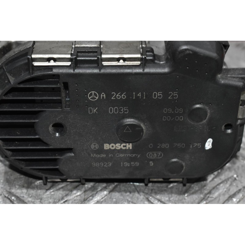 Πεταλούδα Γκαζιού Mercedes-Benz E200 1.8 271860 2010-2016 BOSCH A2661410525 0280750175