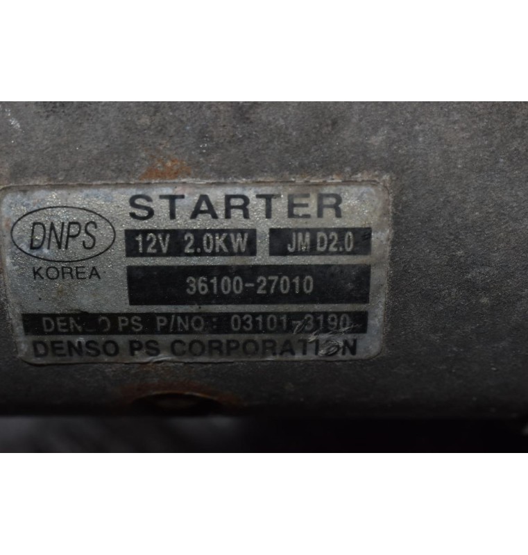 Μίζα Hyundai Santa Fe 2.2 D4EB 2005-2010 36100-27010