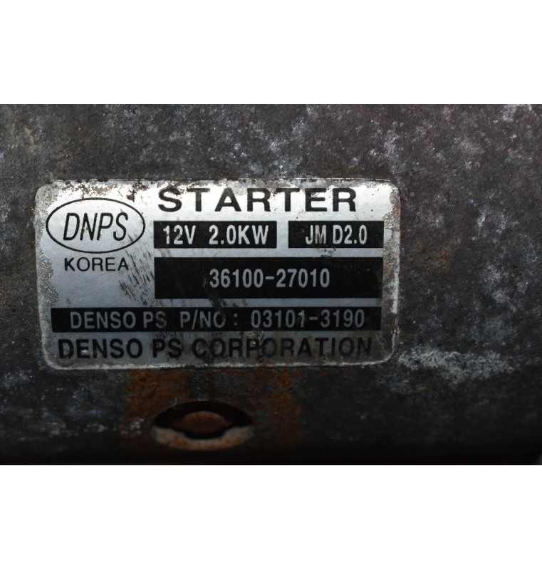 Μίζα Hyundai Santa Fe 2.2 D4EB 2005-2010 36100-27010