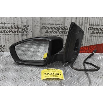 Καθρέπτης Ηλεκτρικός Αριστερός Volkswagen Polo V 2009-2014 (Μακρύ Φις) (Με Φλας) (8pins) 6R2857501