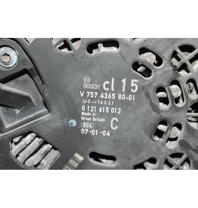 Δυναμό Mini Cooper 1.6 2006-2013 0121615012 V757436580-01 (N16B16A N12B16) (Γνήσιος)