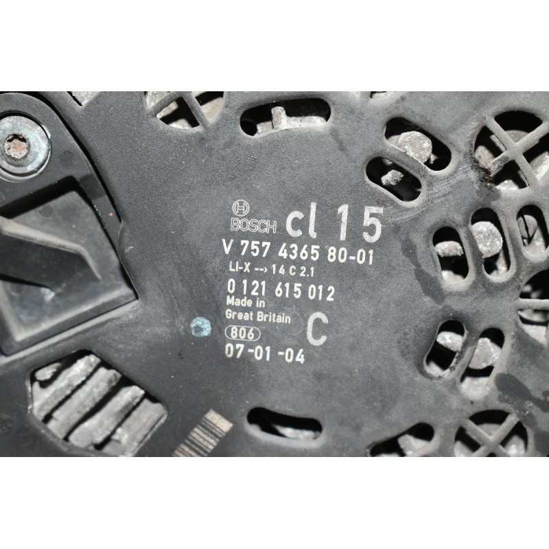 Δυναμό Mini Cooper 1.6 2006-2013 0121615012 V757436580-01 (N16B16A N12B16) (Γνήσιος)