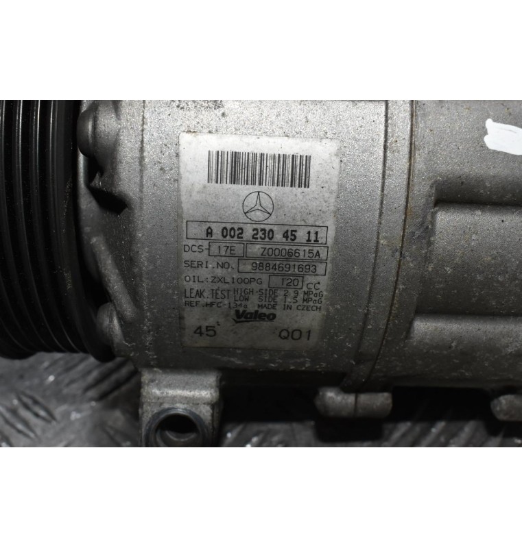 Κομπρεσέρ Aircondition - A/C Mercedes-Benz E (A207) E 250 CGI 271860 2010-2016 A0022304511