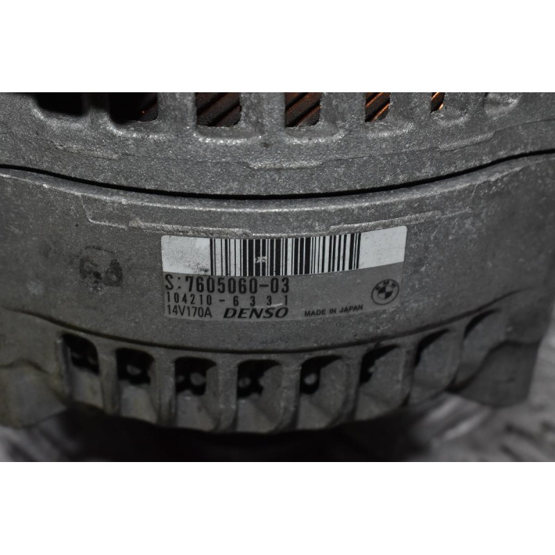 Δυναμό Bmw 118i 116i 114i 120i (F20/21) N13B16A 2010-2018 DENSO 7605060-03 104210-6331 170A