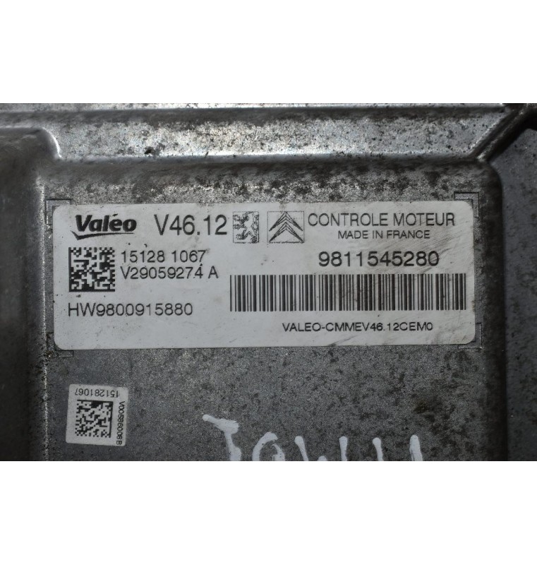 Εγκέφαλος Κινητήρα Citroen C3 / Pegeuot 208 HMZ HM01 1.2 2015-2020 9811545280 151281067 V29059274A