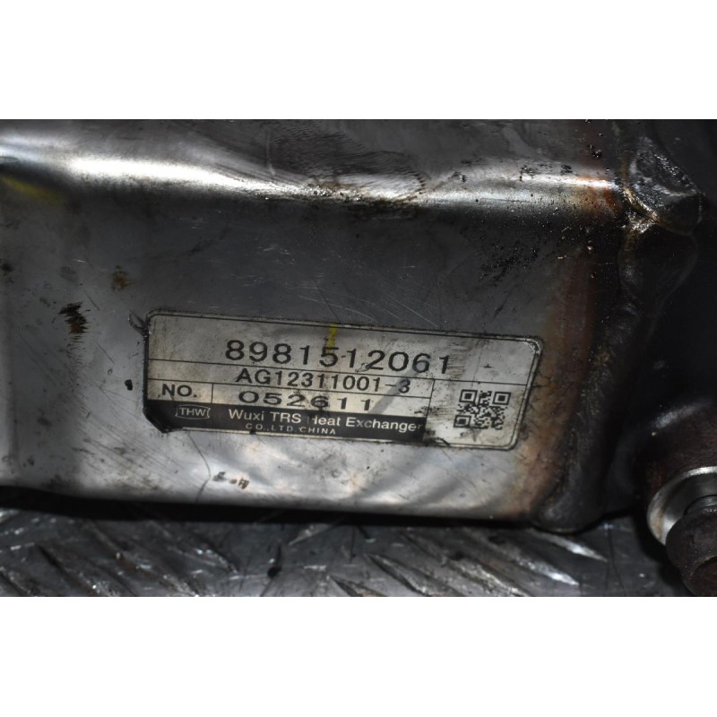 Ψυγείο EGR Isuzu D-Max 2.5 4JK1 Twin Turbo 2012-2018 8981512061