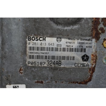 Εγκέφαλος Jeep Grand Cherokee 3.0 Diesel 2005-2008 BOSCH P05187324AB 0281013643