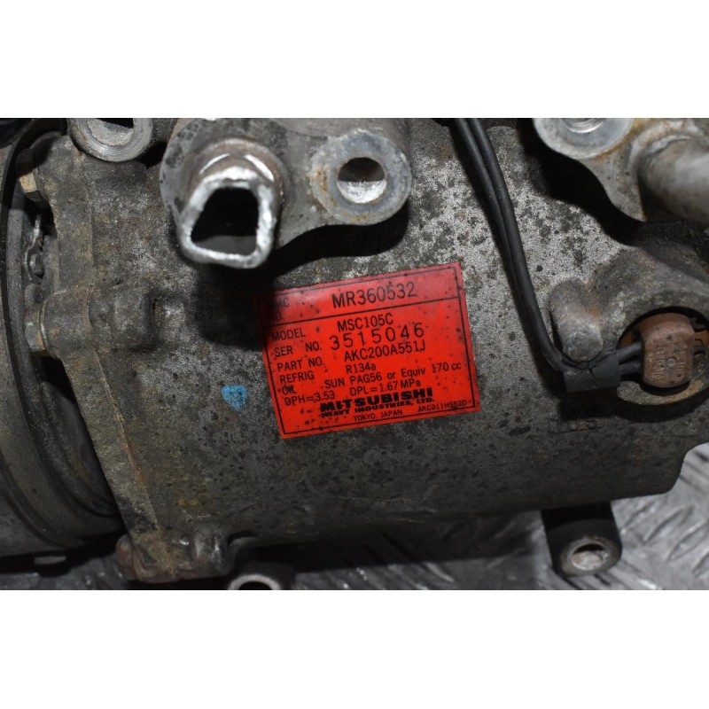 Κομπρεσέρ Aircondition Mitsubishi L200 4D56 K74 1997-2005 MR360532