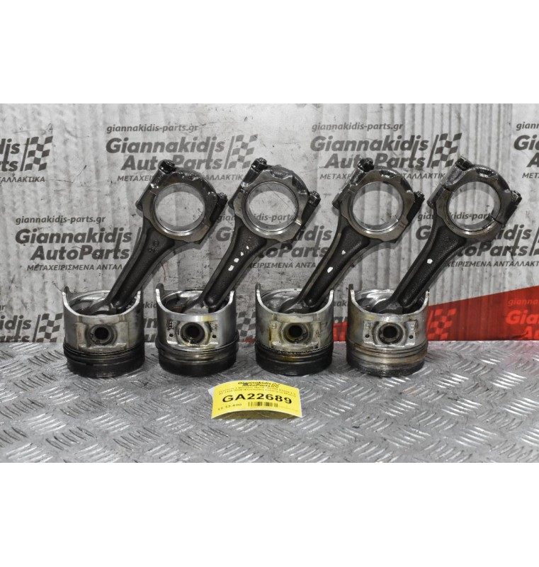 Πιστόνια + Μπιέλες Mazda B2200 E2200 2.2 R2 1988-2000 (Εξωτερικη Διαμετρος 86mm)