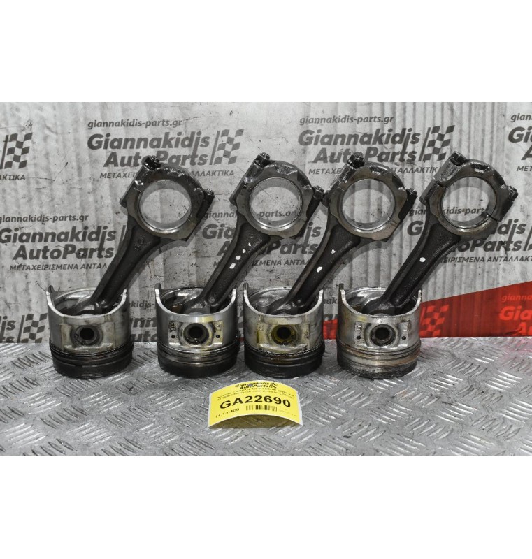 Πιστόνια + Μπιέλες Mazda B2200 E2200 2.2 R2 1988-1996 (Εξωτερικη Διαμετρος 86mm)