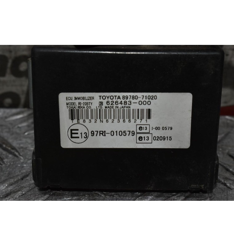 Πλακέτα Immobilizer Toyota Hilux 2002-2010 D4D 89780-71020 626483-000