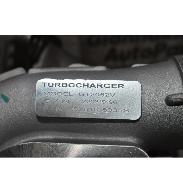 Turbo/Τουρμπίνα Ford Transit 2.4 TDCI H9FB 2005-2010 752610-5035S (Καινούργια)