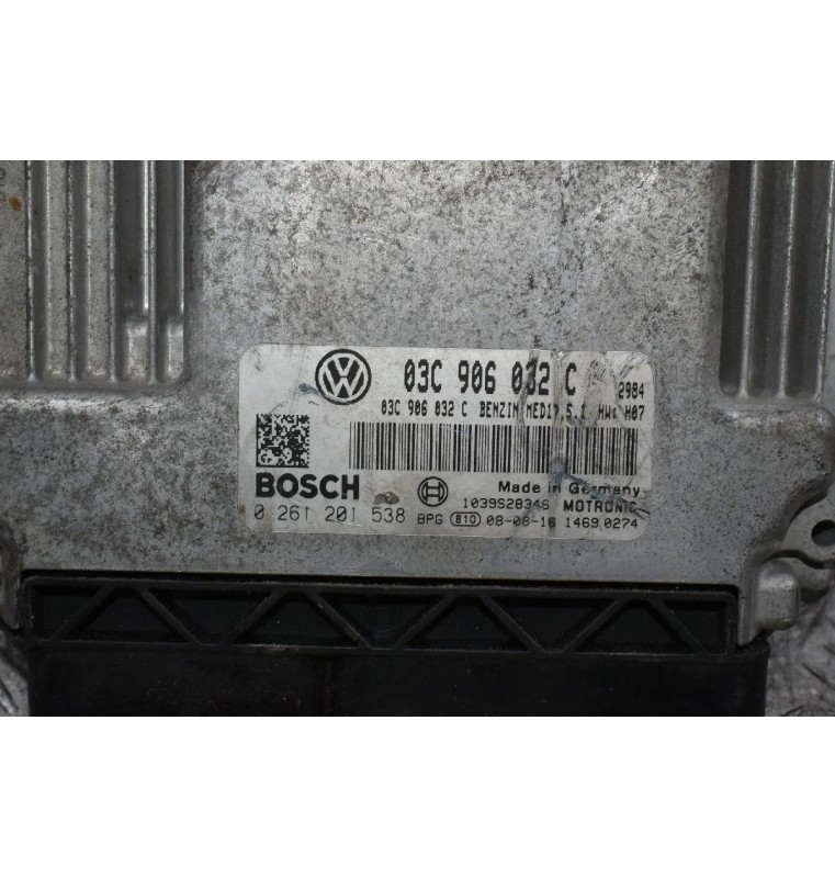 Εγκέφαλος Κινητήρα Volkswagen BMY 1.4TSI 2006-2012 BOSCH 03C906032C 0261201538 MED17.5.1