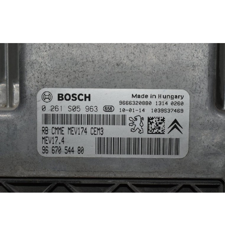 Εγκέφαλος Peugeot 308- Citroen C5 1.6 THP 5F02 2008-2015 9667054480 0261S05963 (Euro 5)