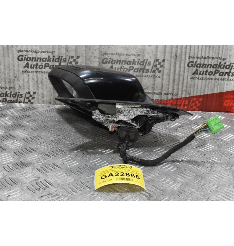 Καθρέπτης Ηλεκτρικός Volvo S60 V60 2010-2019 (Αριστερός) (Mε καμερα,φως ασφαλειας και φλας) (16+2 pins) 31298543 (Κομμένο Φις)